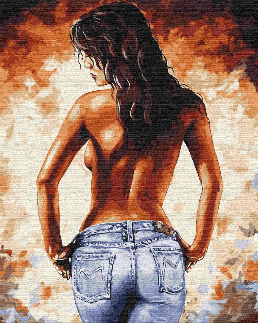 Painting by numbers Denim trend (BS52207)