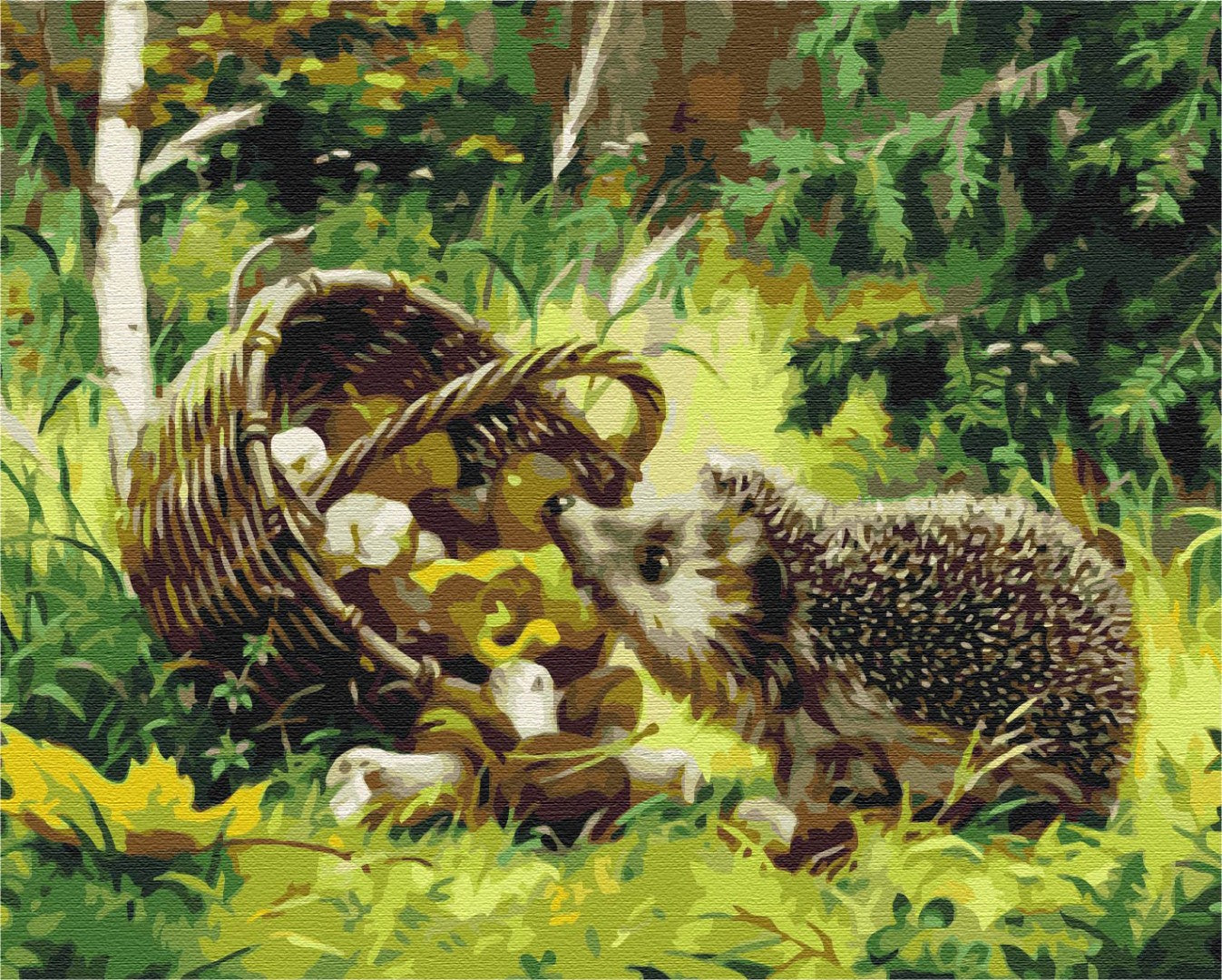 Painting by numbers Lucky hedgehog (BS52269)