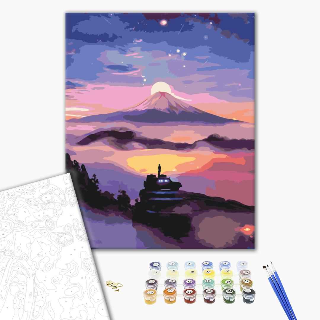 Painting by numbers Lilac sunset (BS51580)