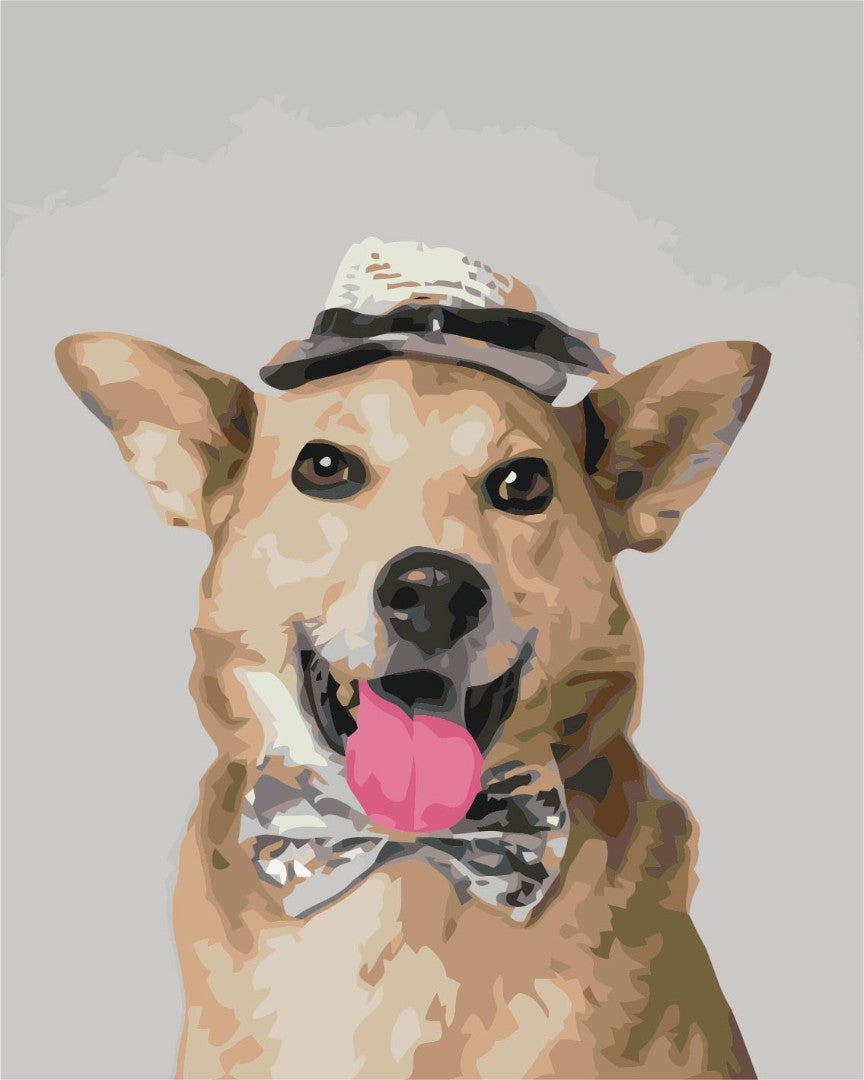 Painting by numbers Mister dog (BS52551)