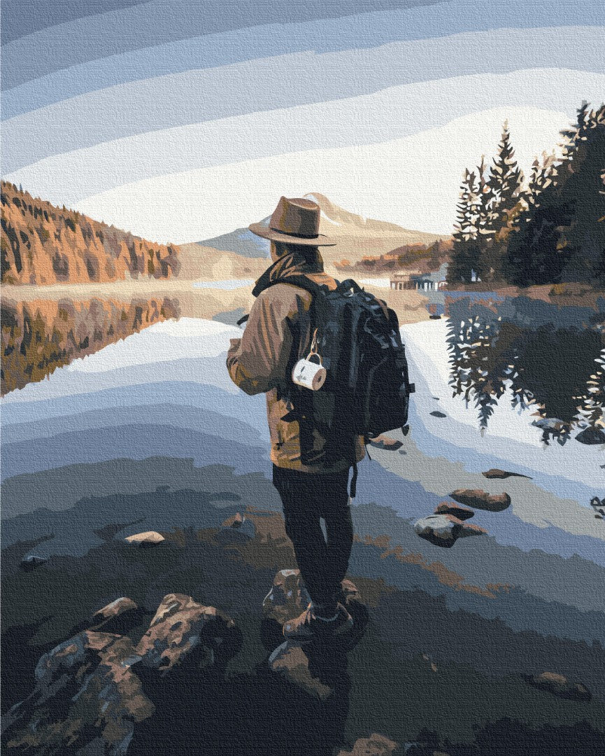 Painting by numbers Traveler (BS52522)