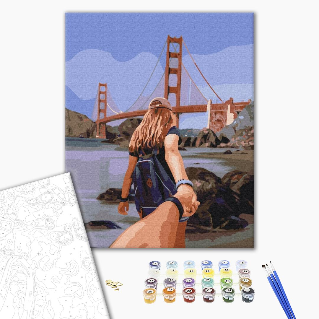 Gleznošana pēc skaitļiem "Seko man Sanfrancisko" (BS52590)
