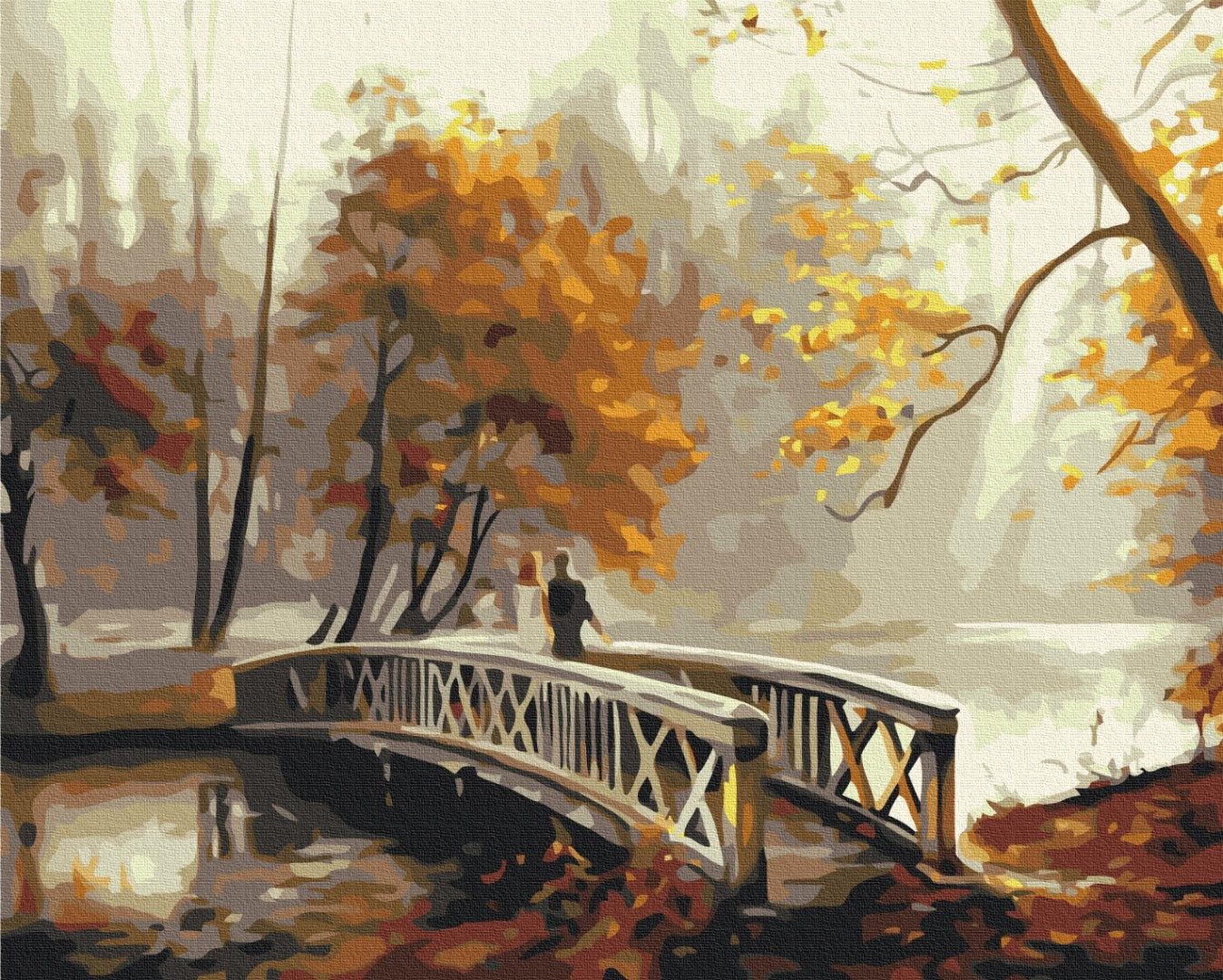 Painting by numbers Autumn fog (BS52669)