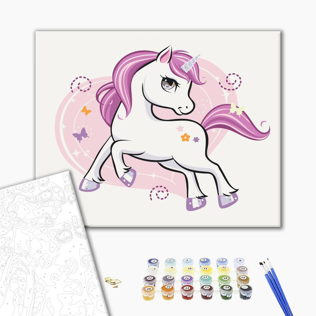 Painting by numbers Shiny unicorn (KBS0075)