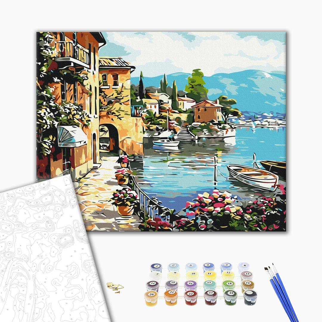 Painting by numbers Summer embankment (BS32191)