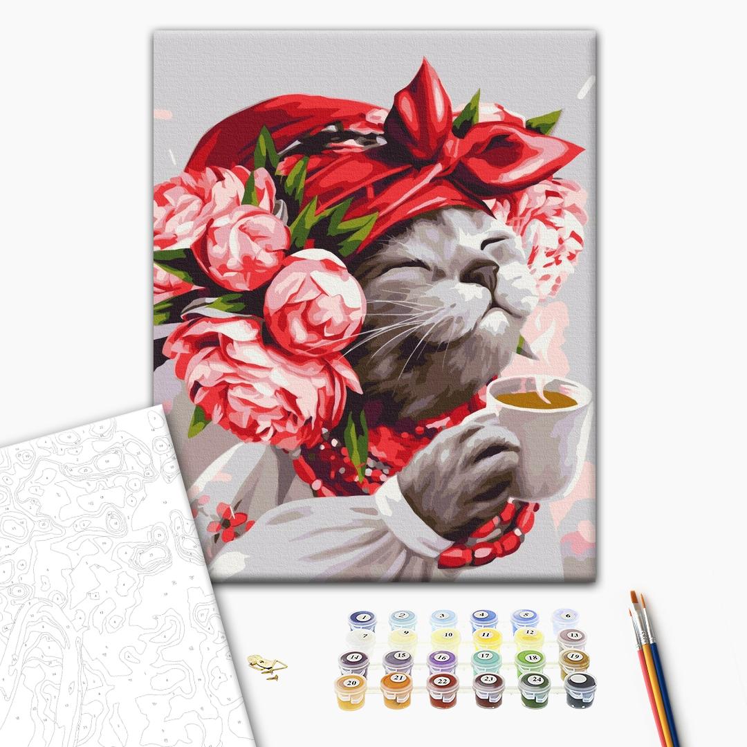 Painting by numbers Mistress cat ©Marianna Pashchuk (BS53241)
