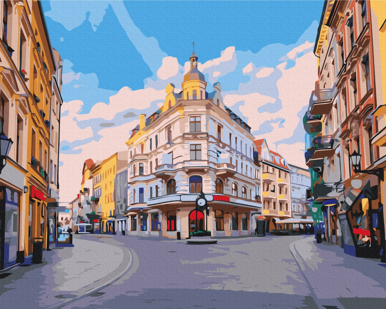 Painting by numbers The streets of Torun (BS53432)