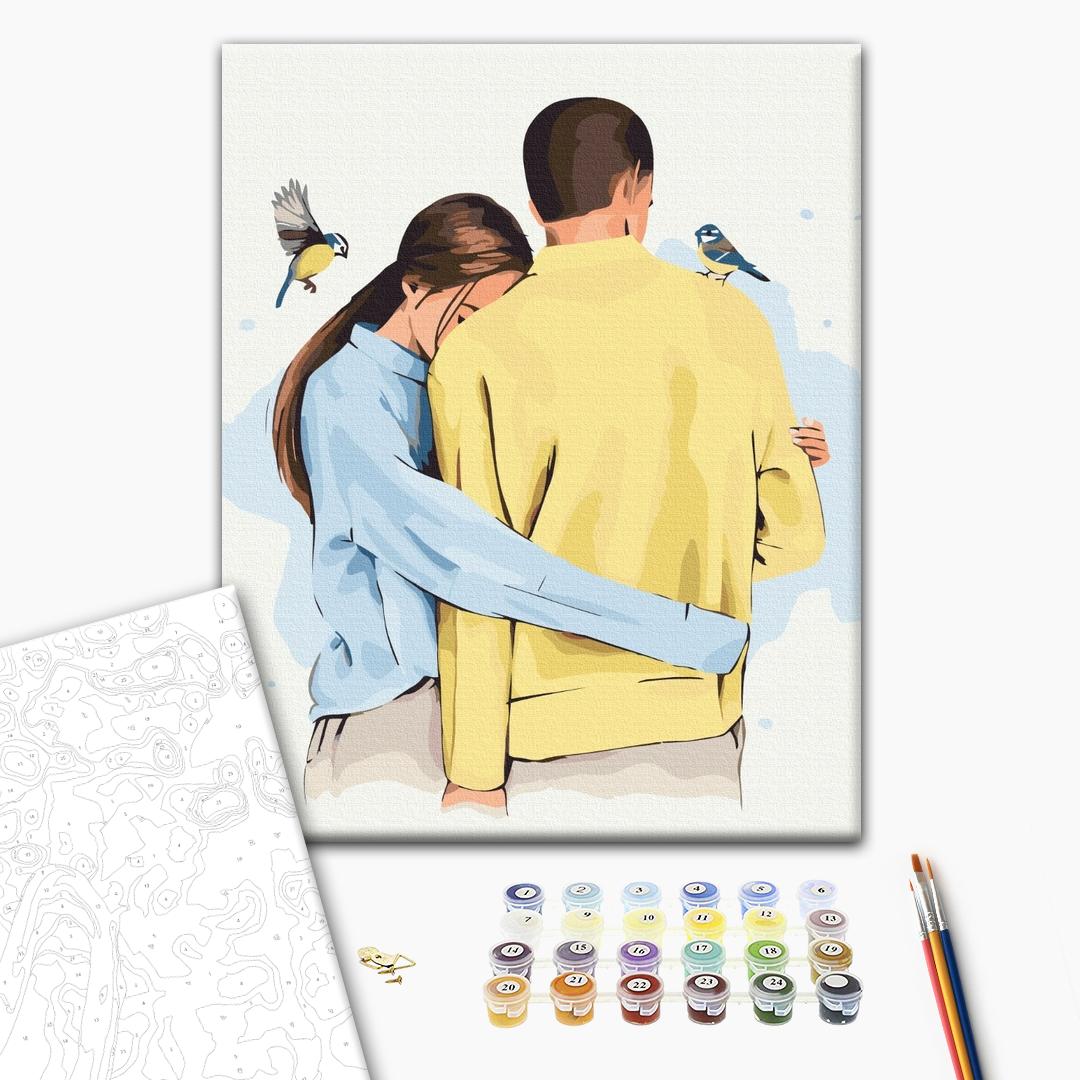 Painting by numbers In your hugs ©Alla Berezovska (BS53452)