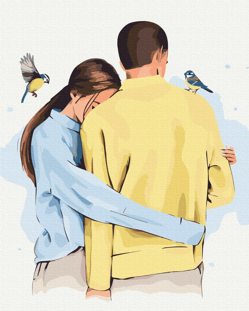 Painting by numbers In your hugs ©Alla Berezovska (BS53452)