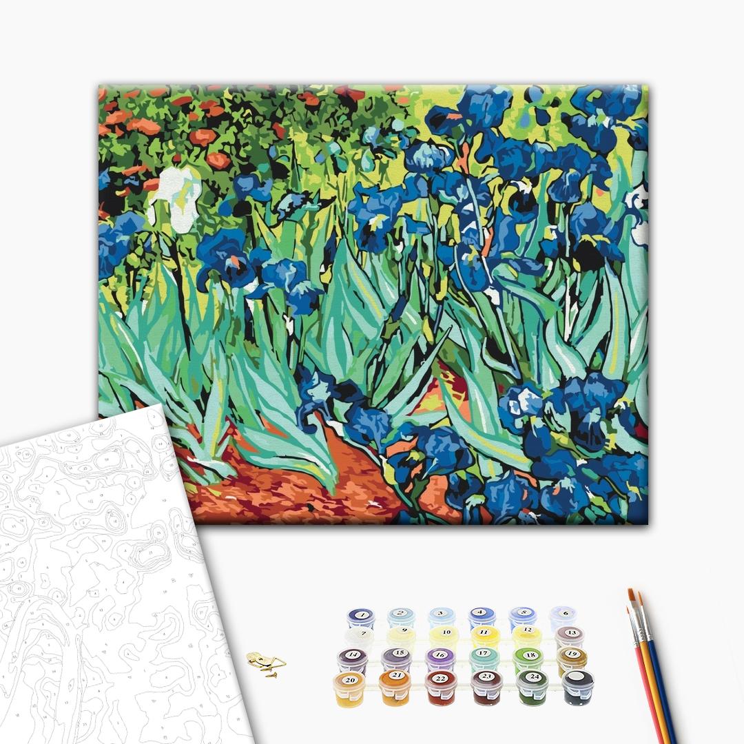 Painting by numbers Irises. Van Gogh (RBS51339)