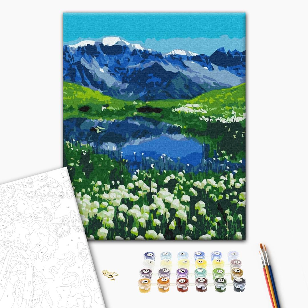 Painting by numbers Аlpine meadows (BS39458)