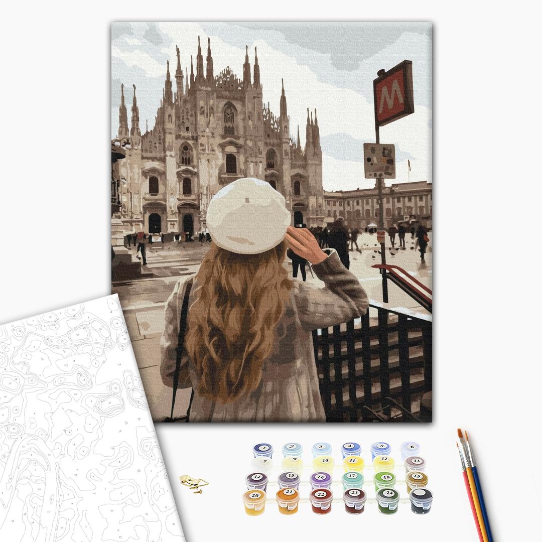 Painting by numbers Walk in Milan ©miss_maleficient_ (BS53038)