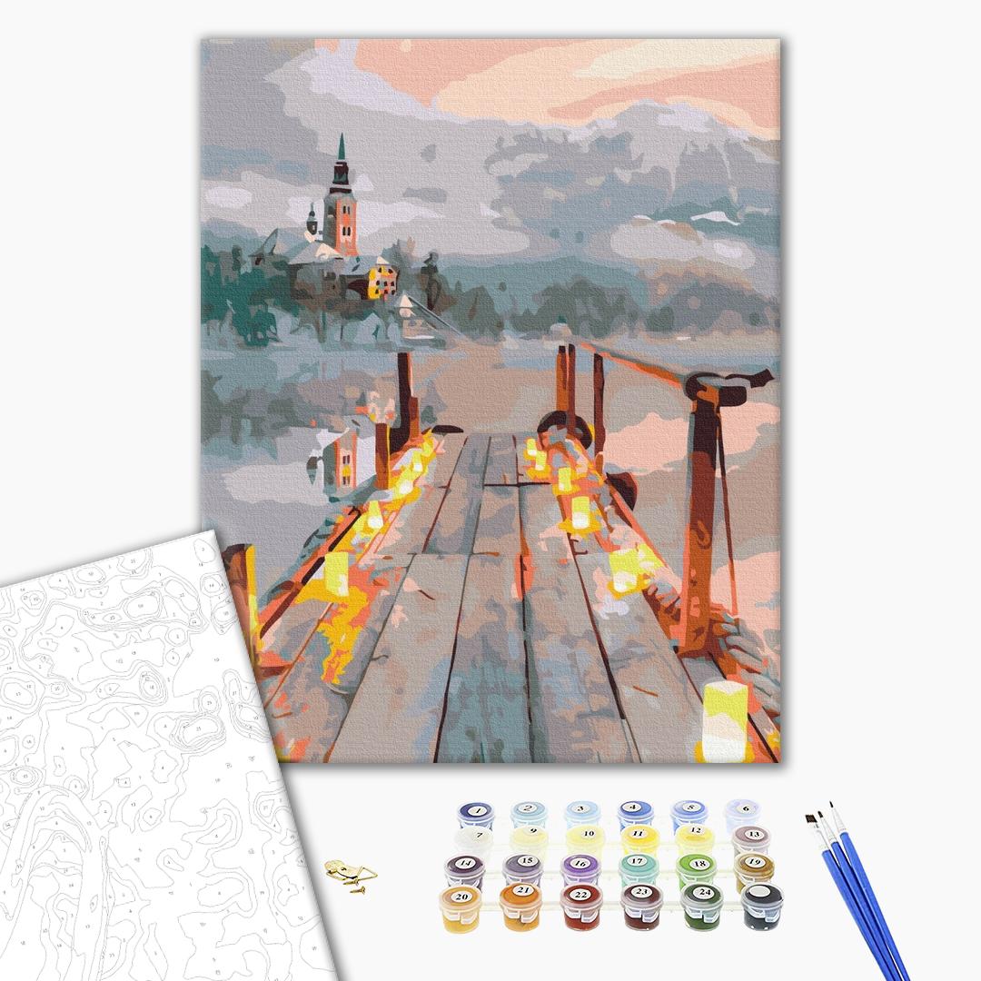 Painting by numbers The romance of a winter evening (BS33950)