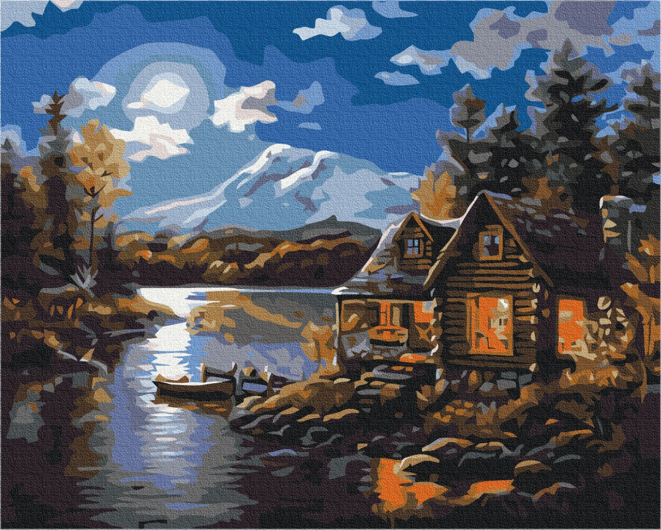 Painting by numbers Forester's house (BS7618)