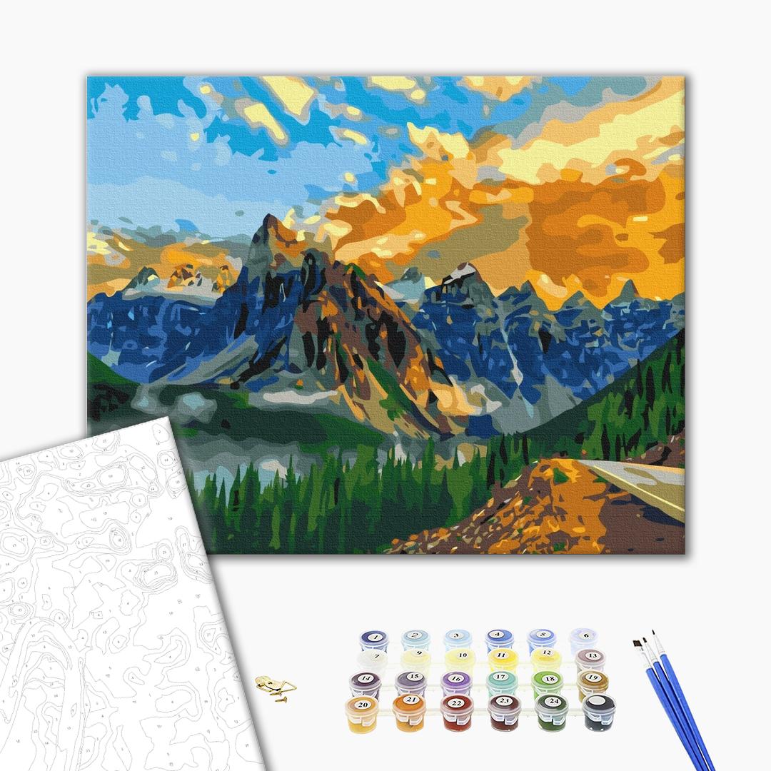 Painting by numbers Mountain landscape (BS27152)
