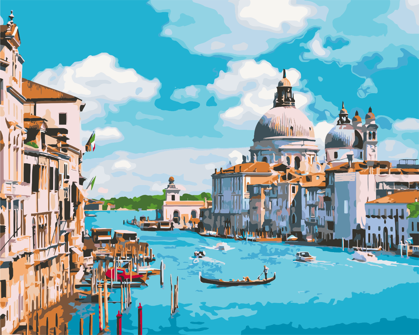 Painting by numbers Sunny Venice (BS53247)