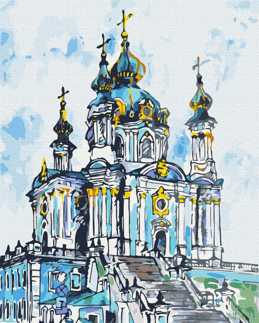 Painting by numbers St. Andrew's Church © Mazneva Maryna (BS53359)