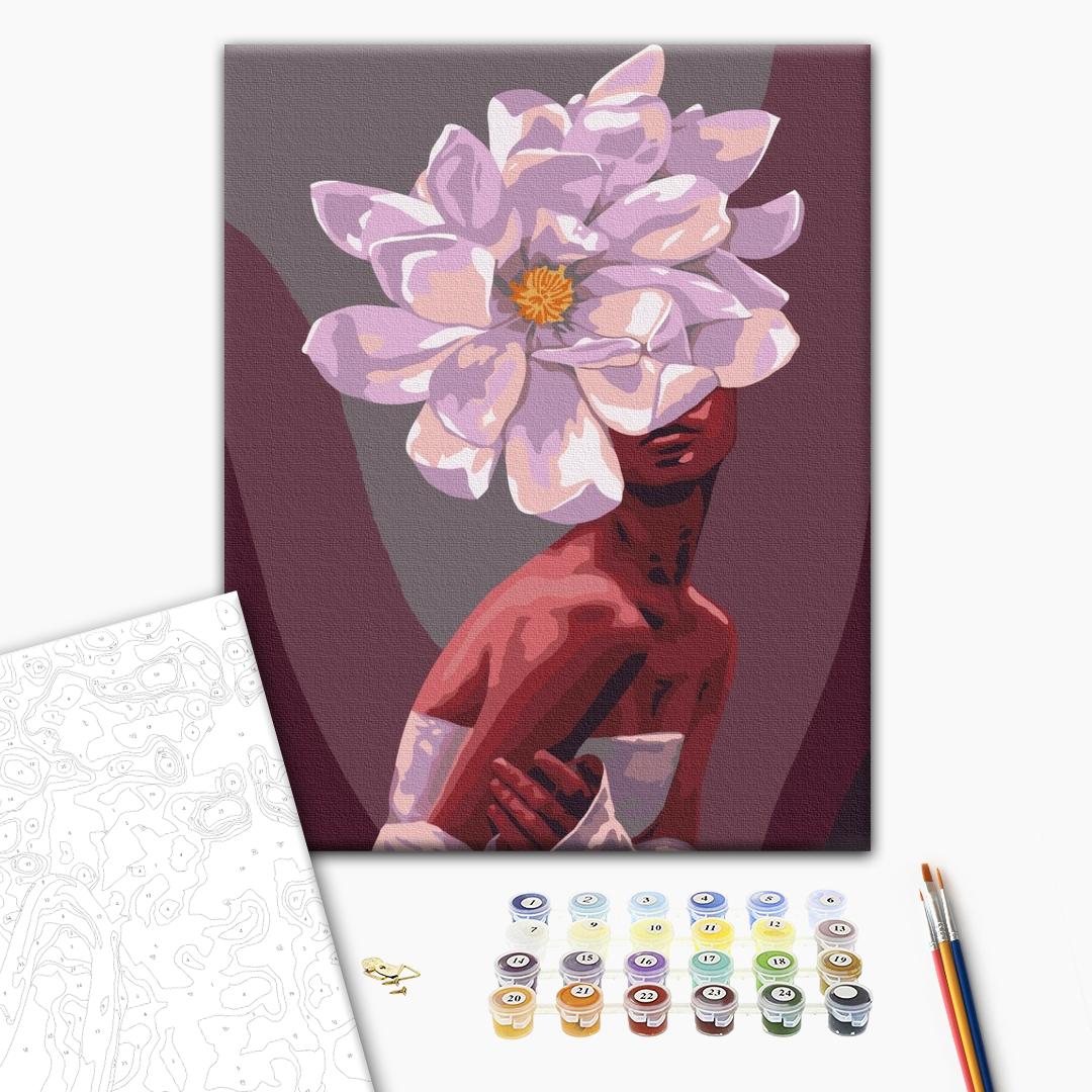 Painting by numbers In the arms of flowers (RBS51361)