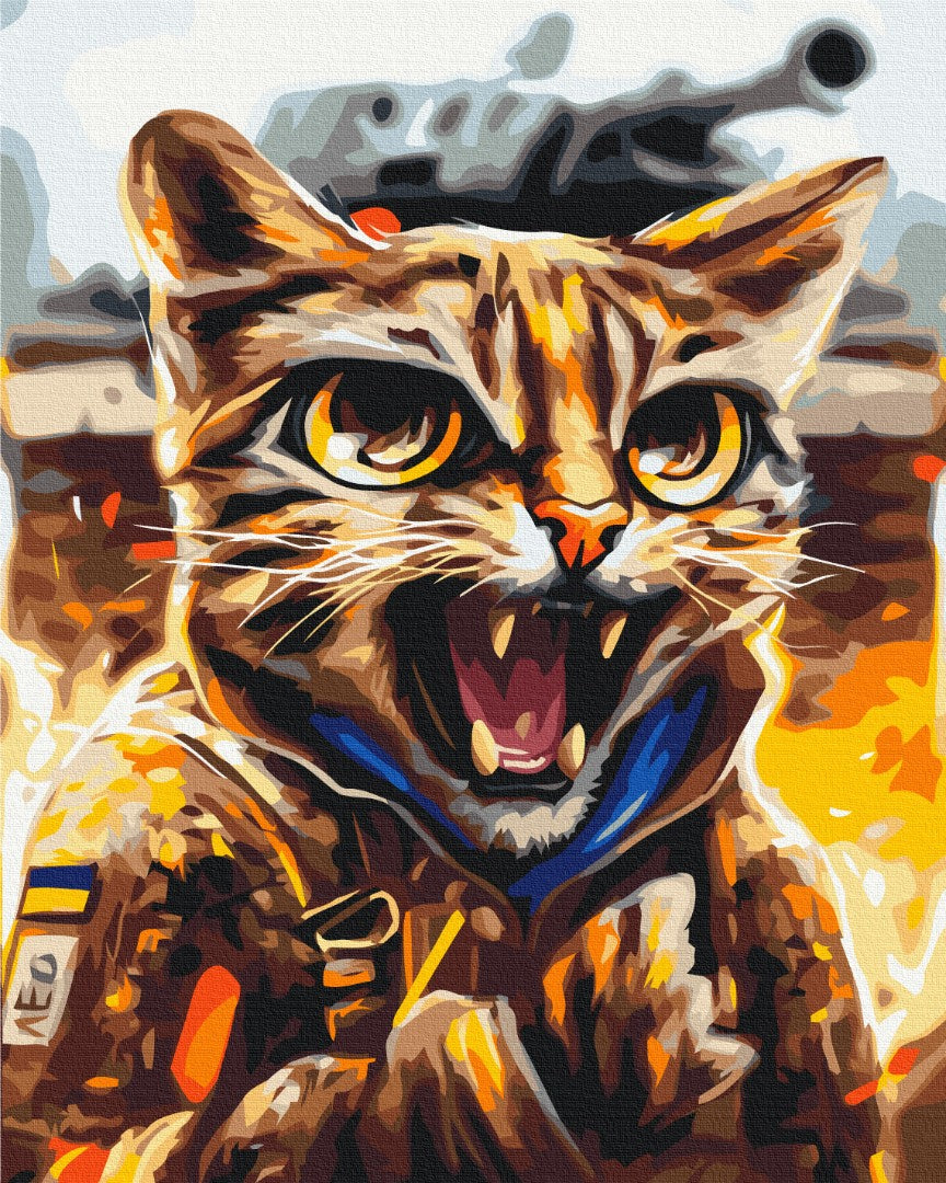 Painting by numbers Leopard cat © Marianna Pashchuk (BS53464)