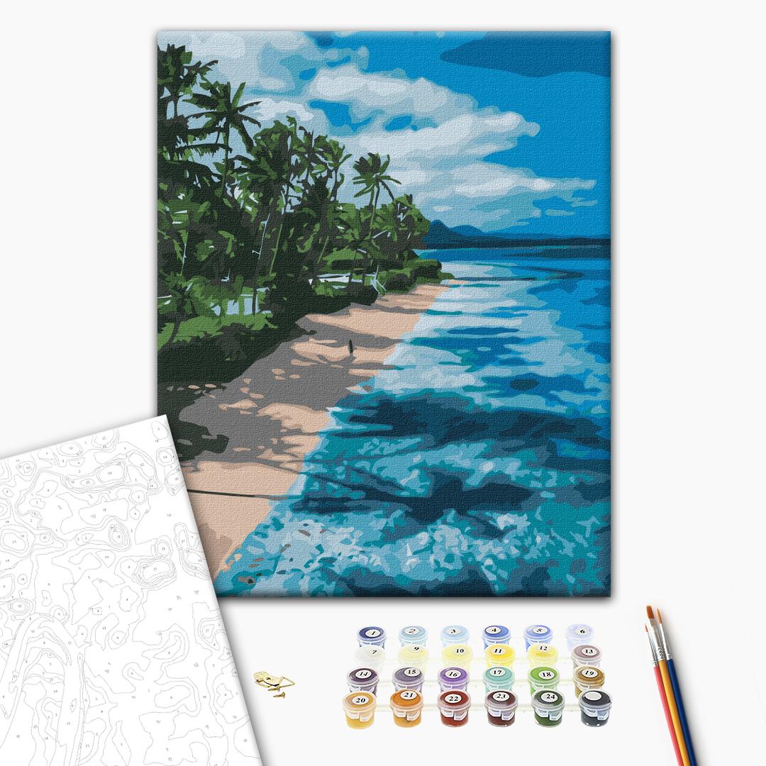 Painting by numbers Paradise embankment (RBS51424)