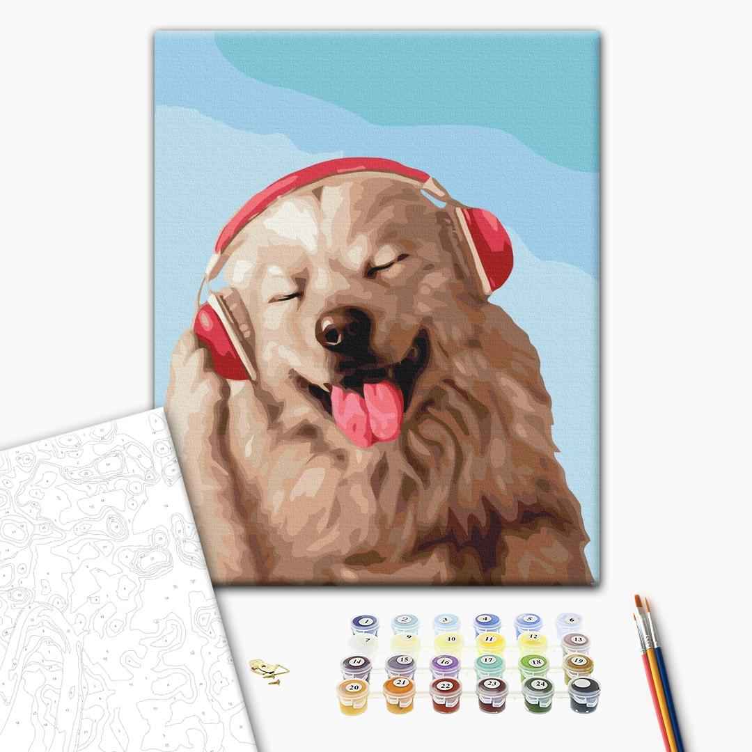 Painting by numbers Woof jam ©Lucia Heffer (BS53513)