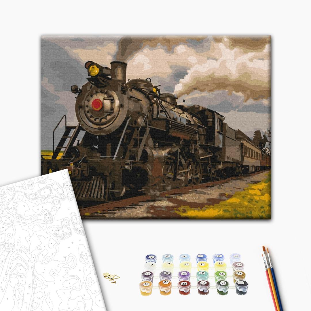 Painting by numbers Train (BS53714)