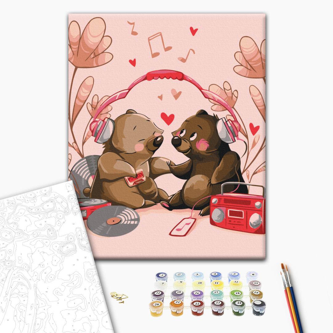 Painting by numbers Melody of love @artdi.ua (SBS016)