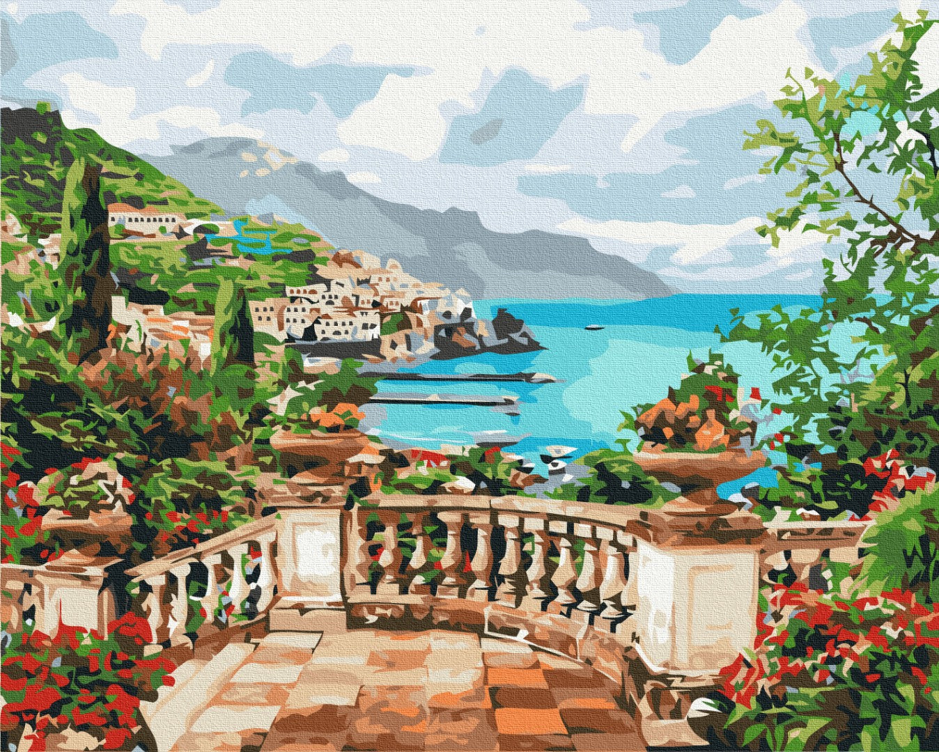 Painting by numbers Sea view (BS53740)