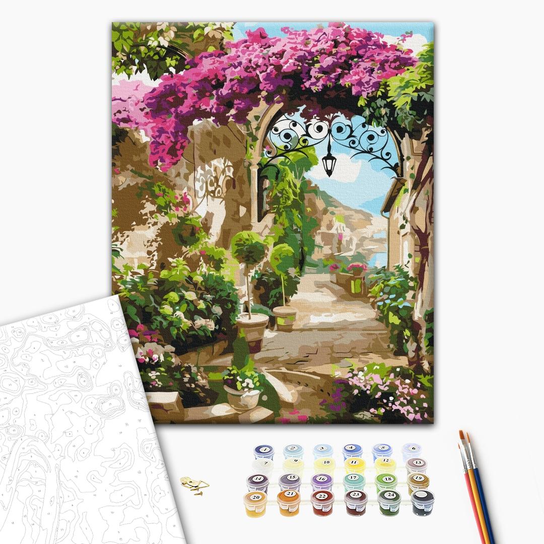 Painting by numbers Flower arch (BS53739)