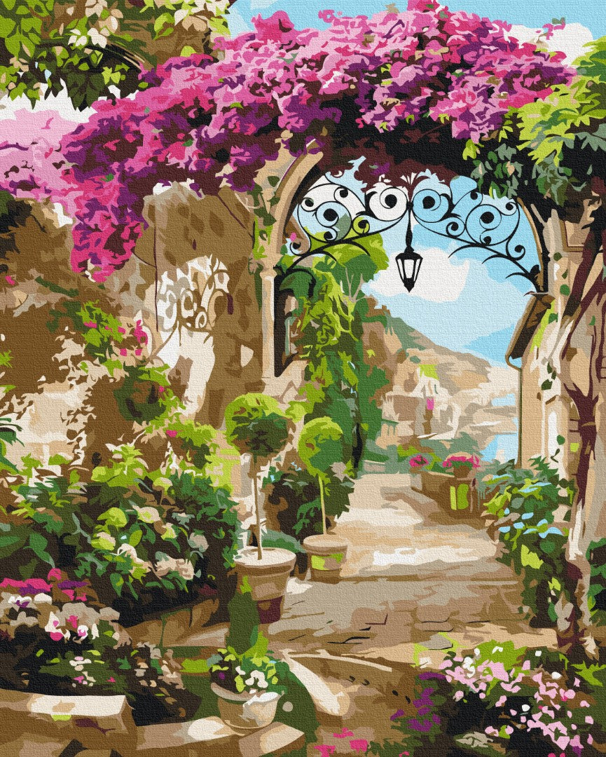 Painting by numbers Flower arch (BS53739)