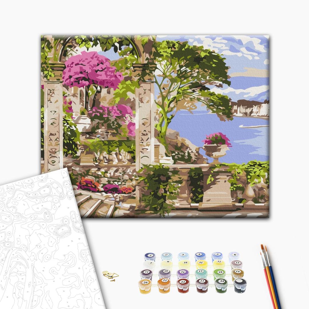 Painting by numbers Flowers in the garden (BS53743)