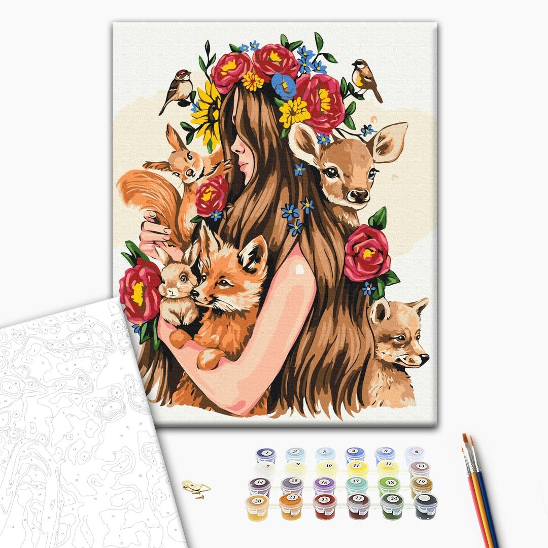Painting by numbers The guardian of animals © Alla Berezovska (BS53746)