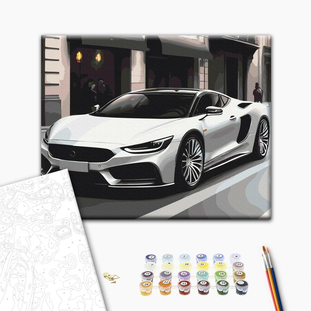 Painting by numbers Cars in the metropolis (BS53756)