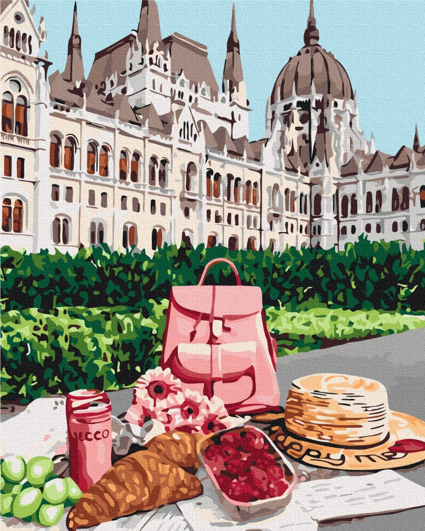 Painting by numbers Picnic in Budapest (BS51737)