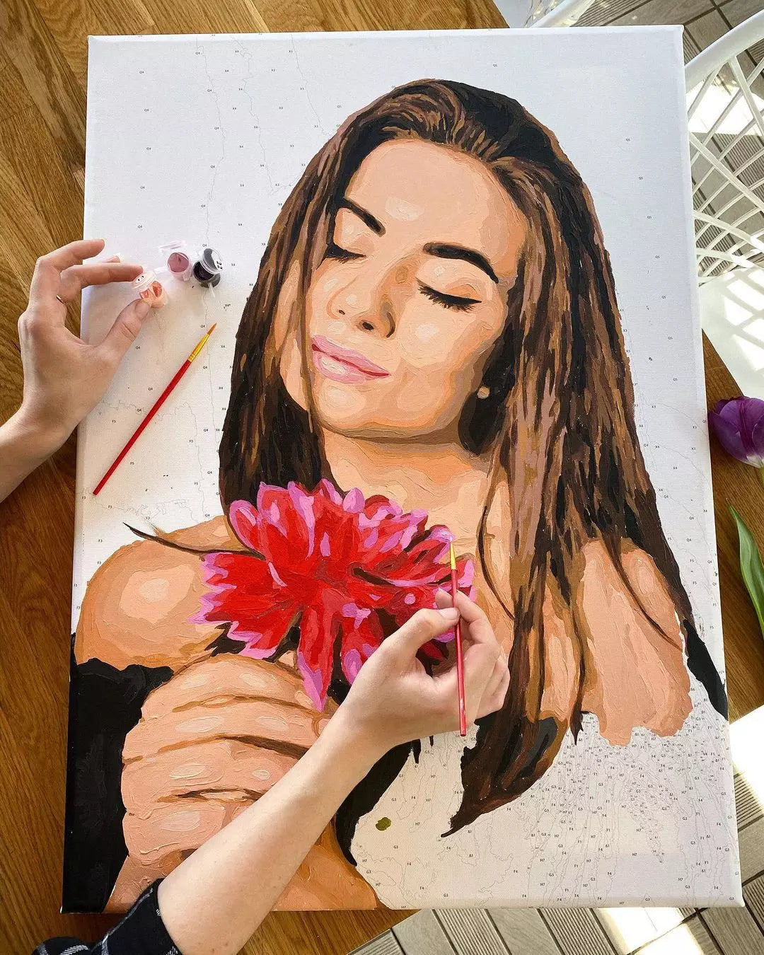 Custom paint by numbers by your Own photo