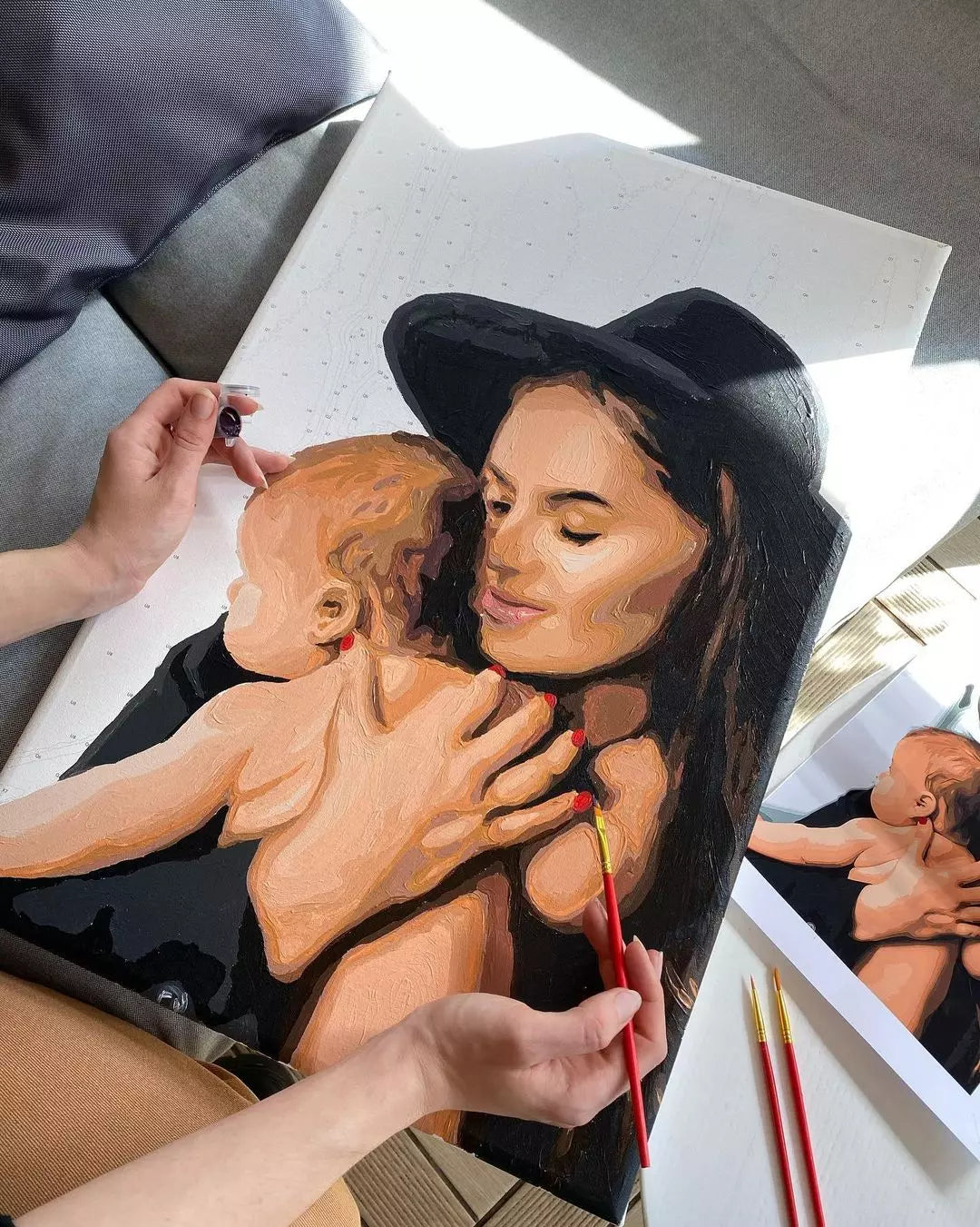 Custom paint by numbers by your Own photo