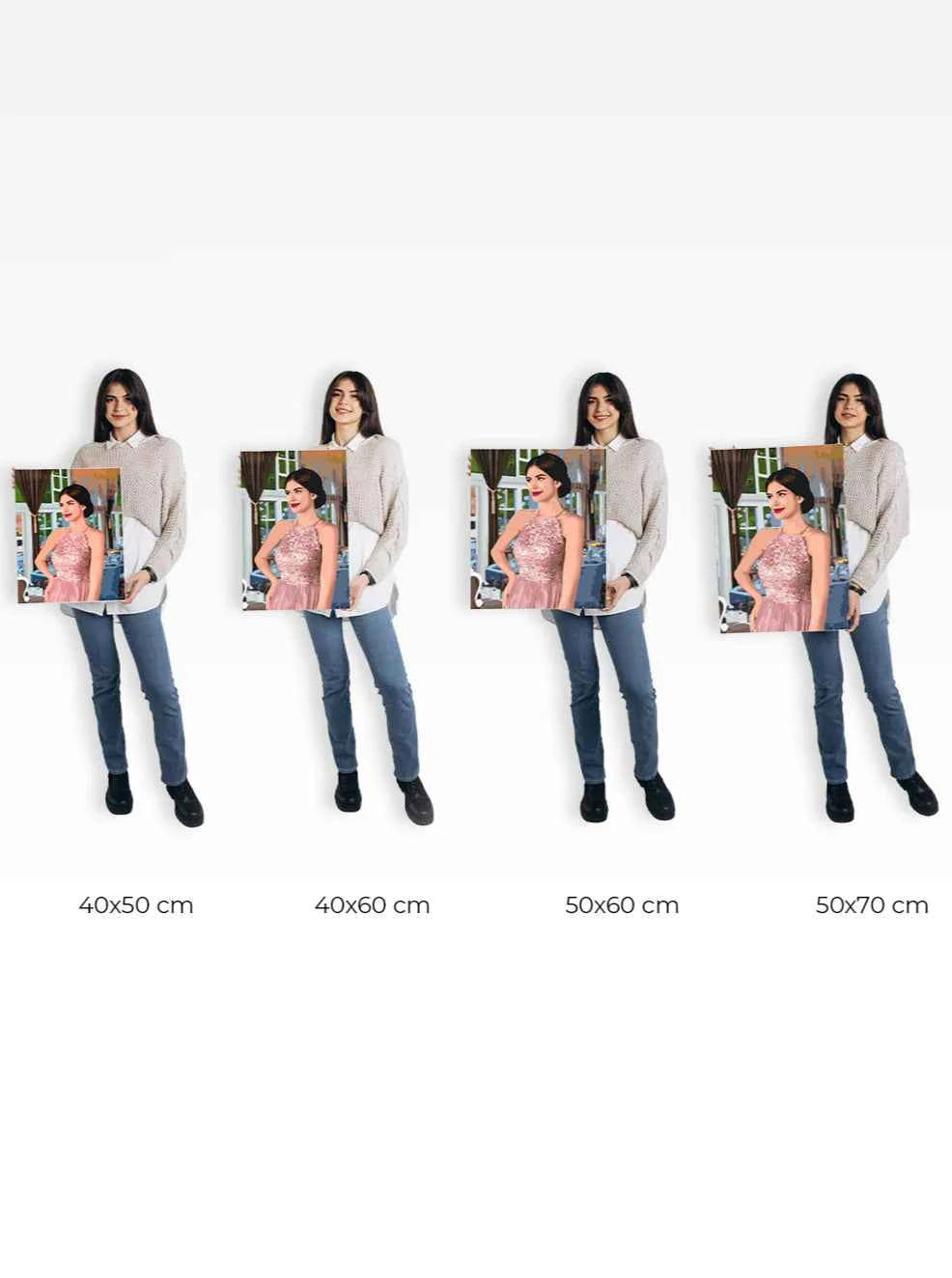 Custom Paint by Numbers Kit from Your Own Photo