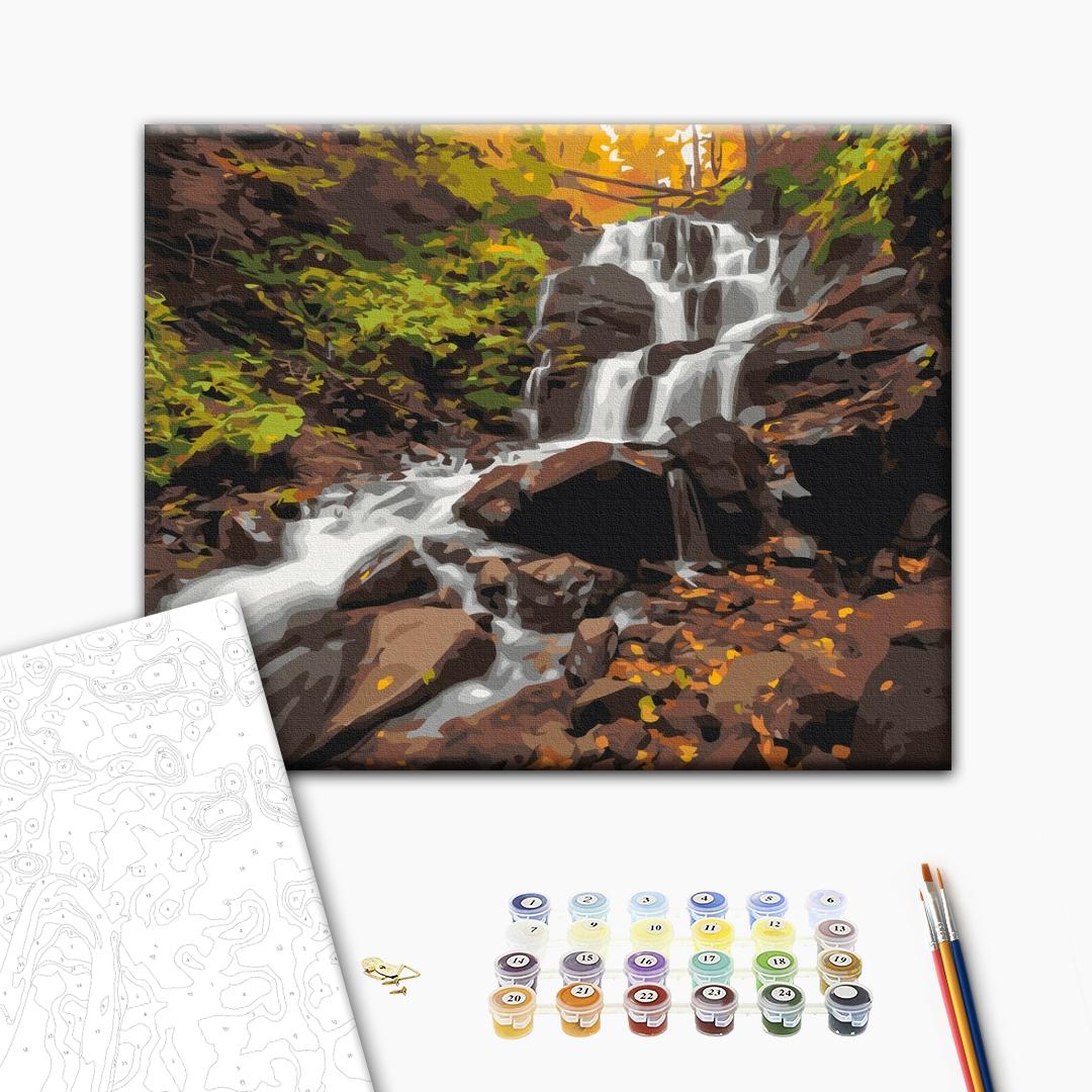 Painting by numbers Shypit Waterfall © Sergiy Stepanenko (BS53788)