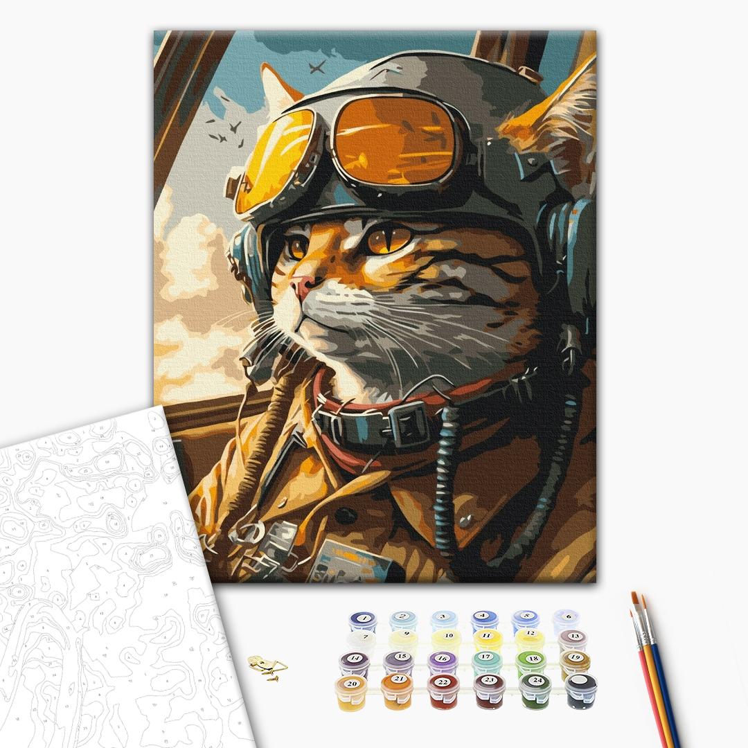 Painting by numbers Cat under the protection of the sky ©Marianna Pashchuk (BS53792)