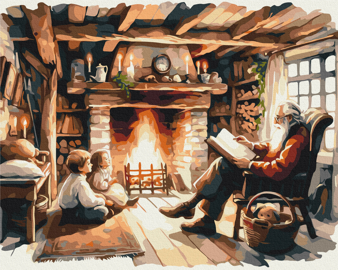 Painting by numbers New Year's fairy tale (BS53837)