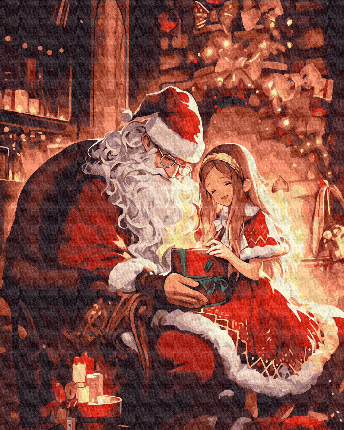 Painting by numbers Present from Santa (BS53850)