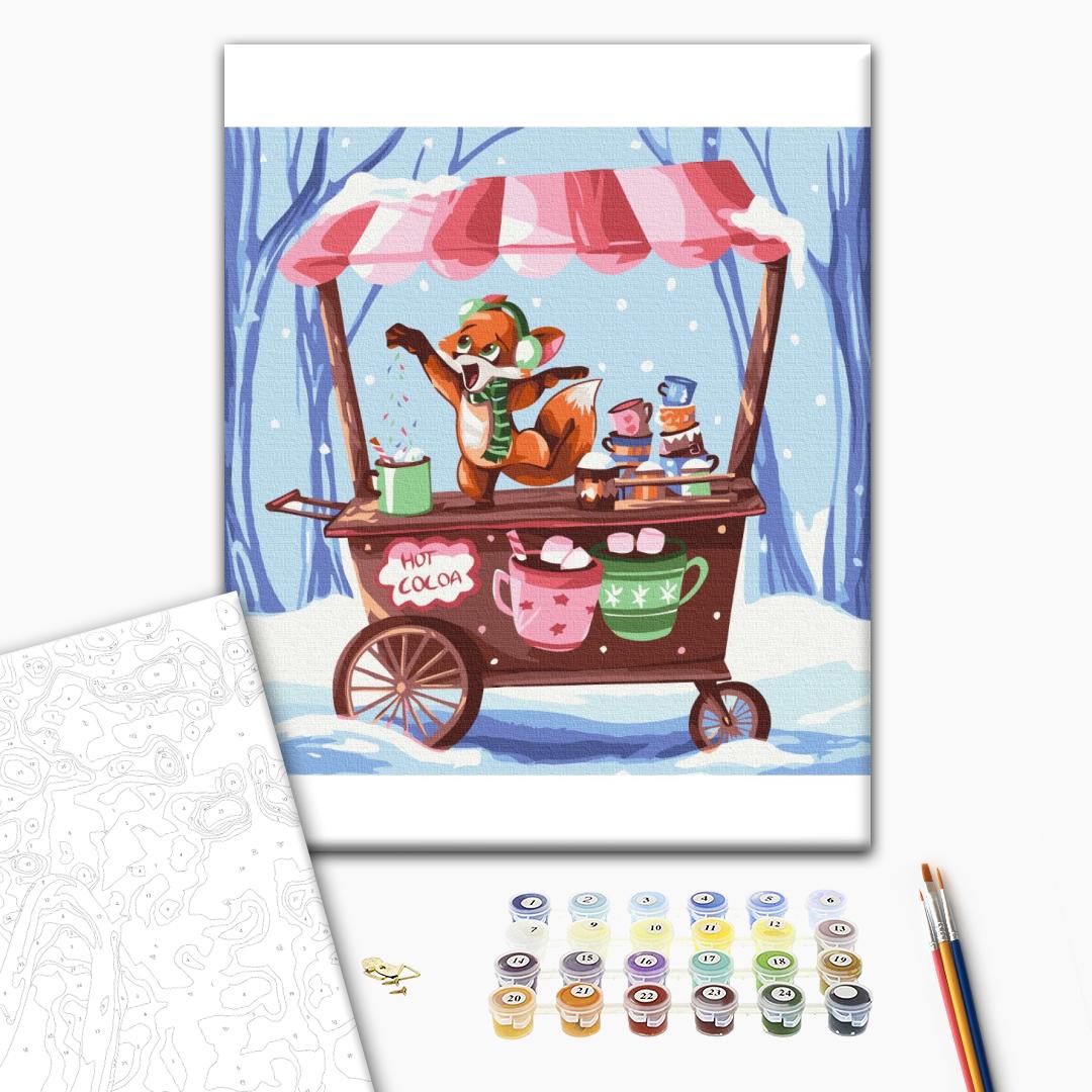Painting by numbers Hot Chocolate for everyone © artdi.ua (SBS018)
