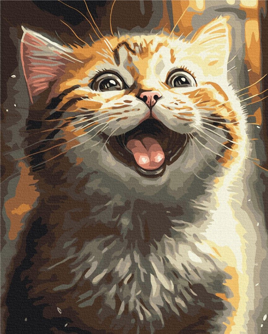 Painting by numbers Inspirational kitty © Маріанна Пащук (BS53803)