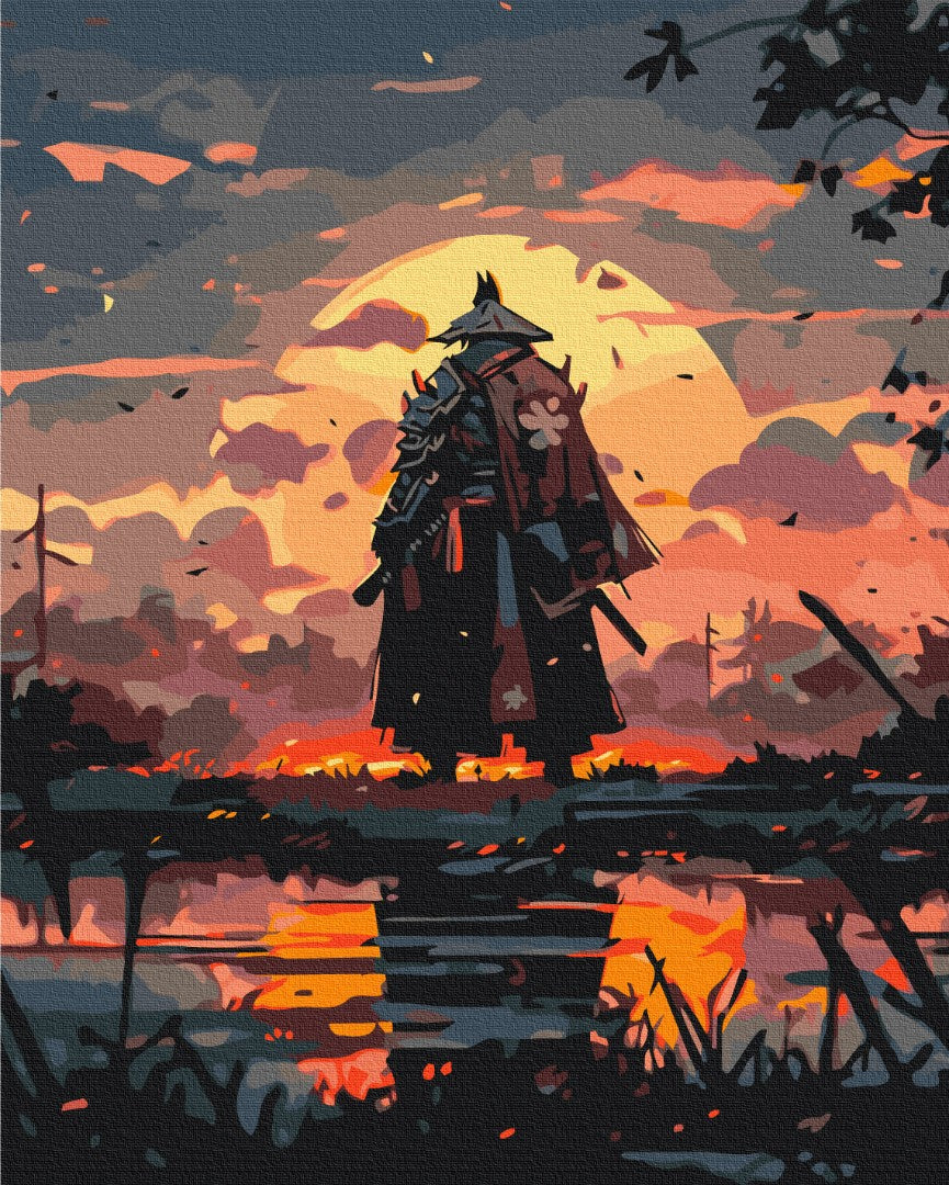 Painting by numbers Samurai mission (BS53819)