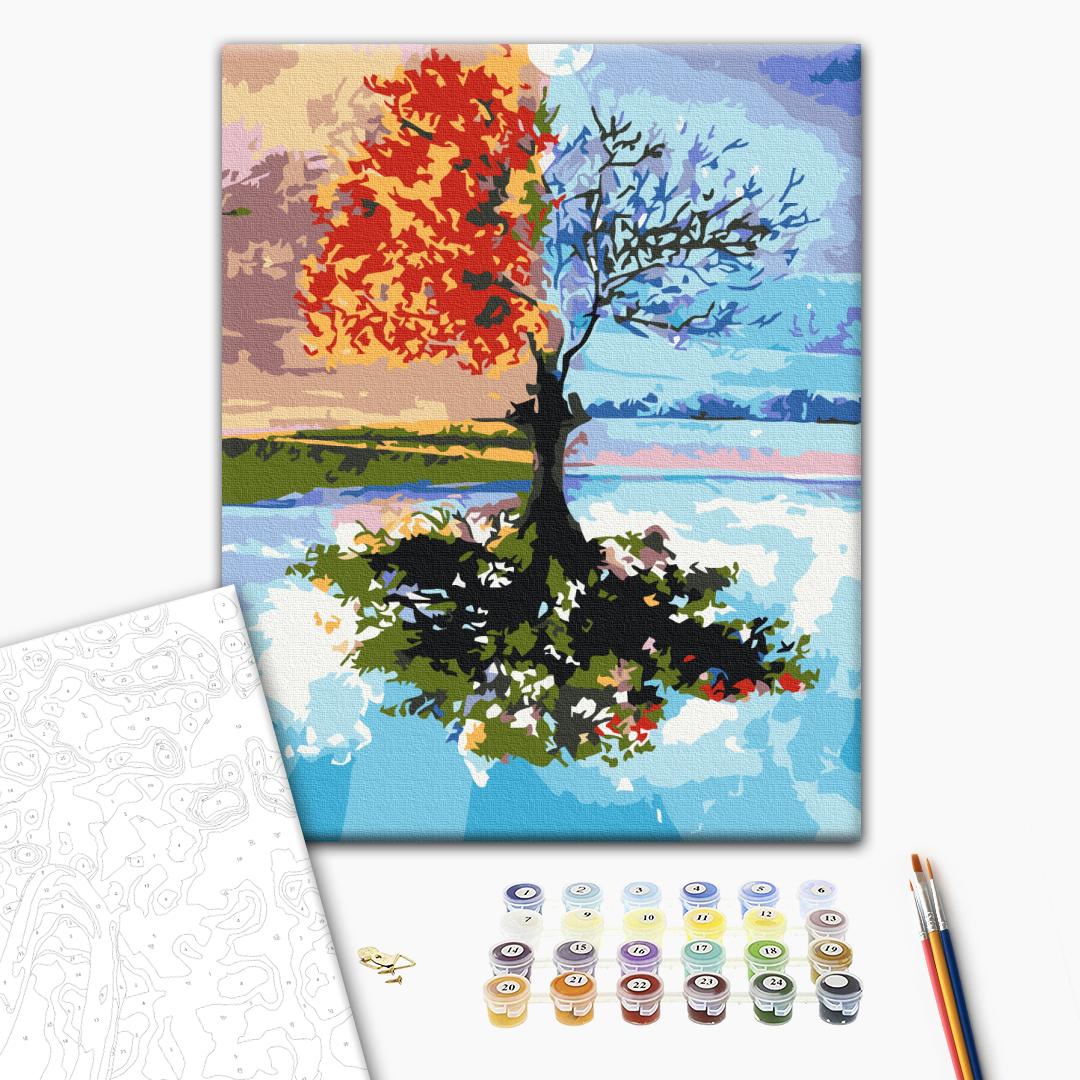 Painting by numbers Tree of Seasons (RBS27746)