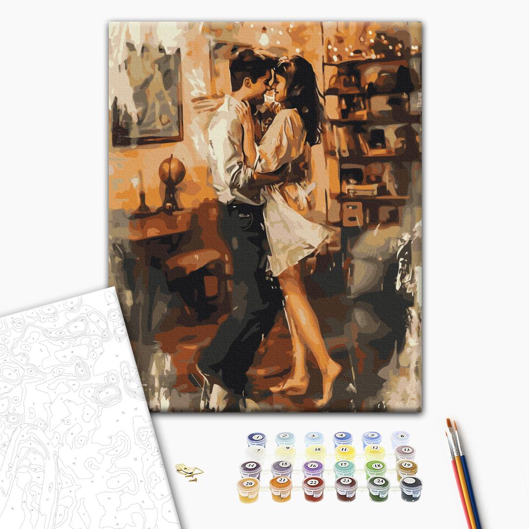 Painting by numbers In the Arms of Love (BS53918)
