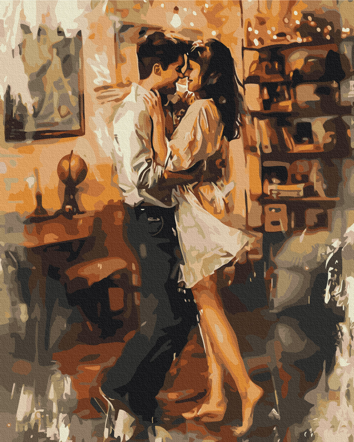 Painting by numbers In the Arms of Love (BS53918)