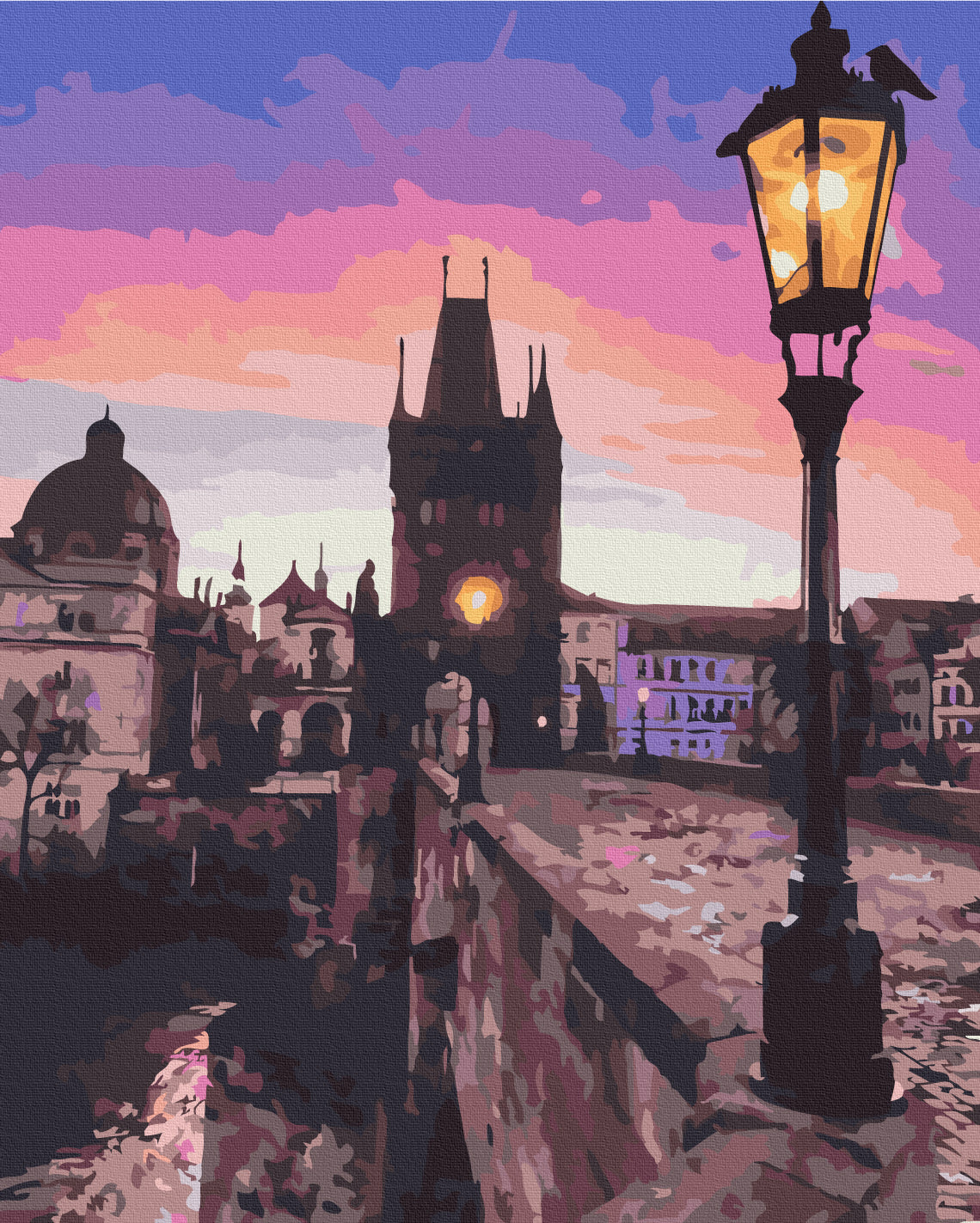 Painting by numbers The Charles Bridge (BS29708)