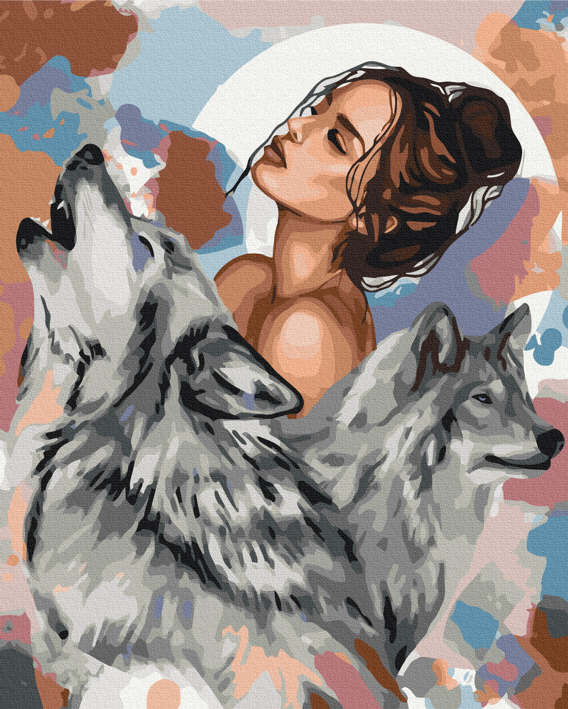 Painting by numbers She-wolves © Olga Bochulynska (BS53906)