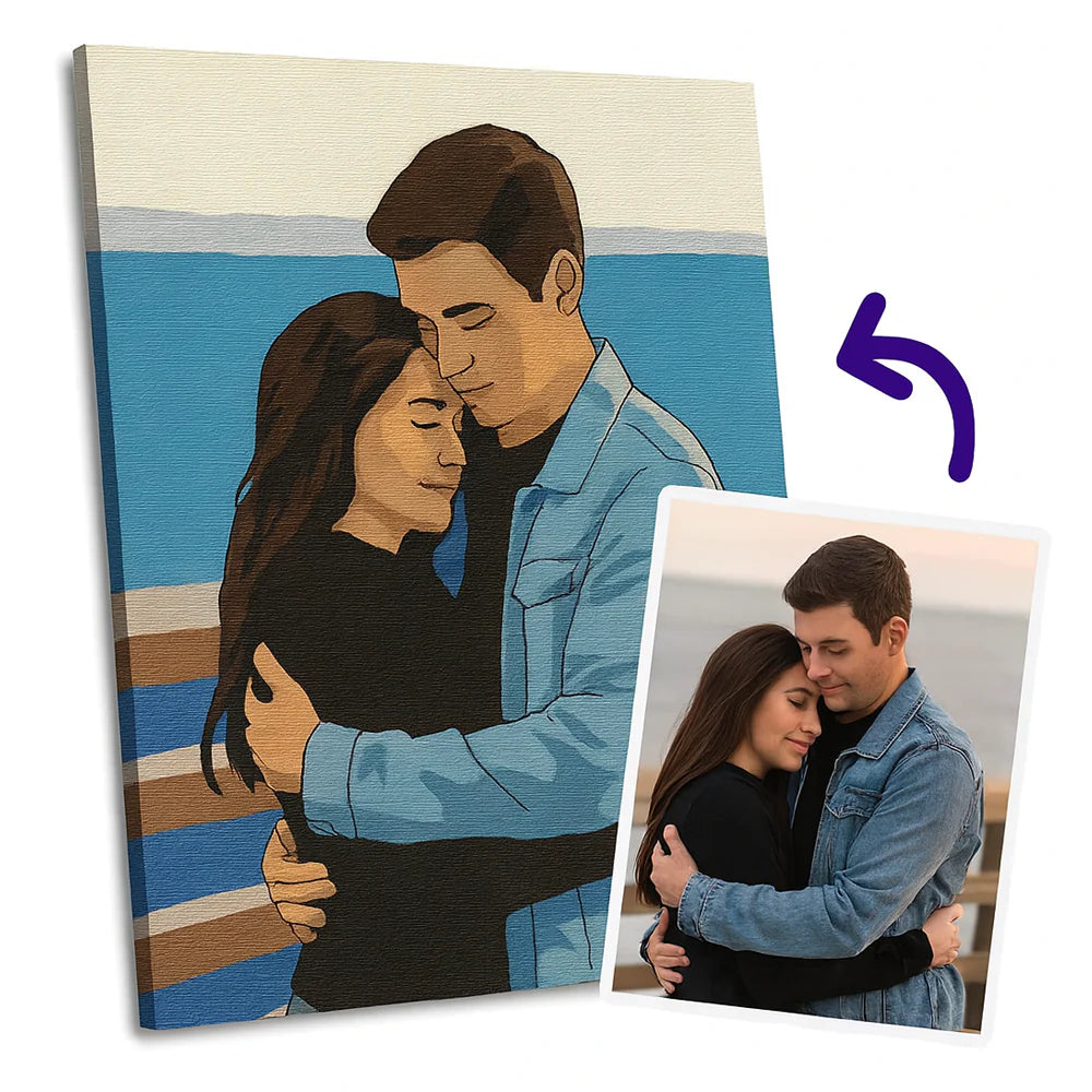 Custom paint by numbers by your Own photo